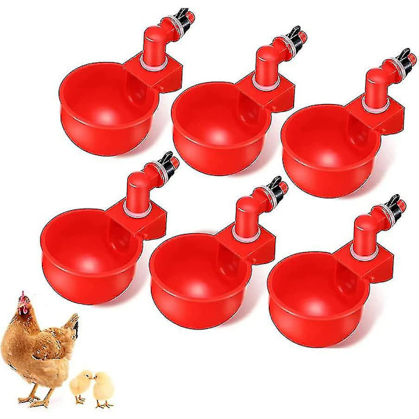 Poultry Water Dispensers Automatic Drinking Water Cups For Chicks Quail Ducks