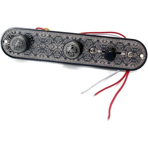 Forudkablet kontrolplade forudkablet 3-vejs ladet switchknap ledningsnet til Telecaster elguitar
