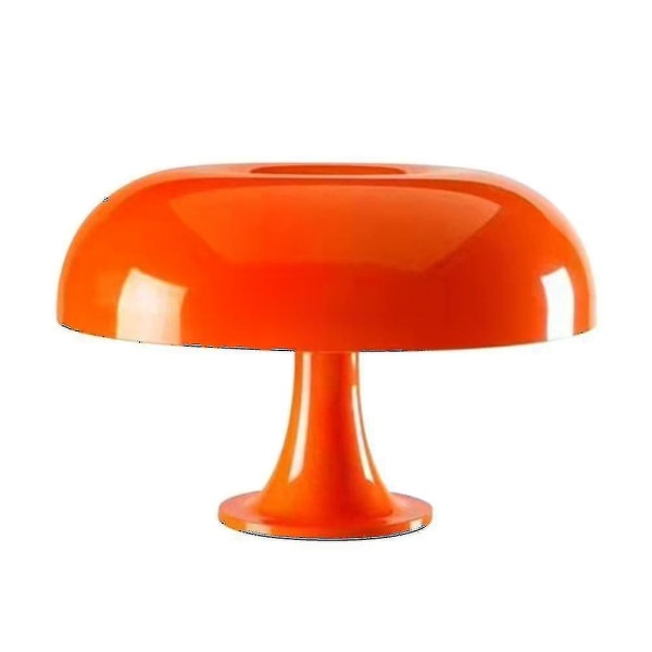 LED Mushroom Table Lamp Hotel Bedroom Bedside Living Room Decorative Lighting (Orange)