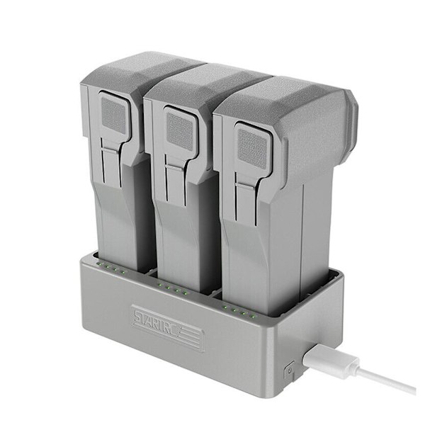 Tre-vejs USB/type-c mini-batterioplader hurtigopladningshub til Dji 3 Pro Drone