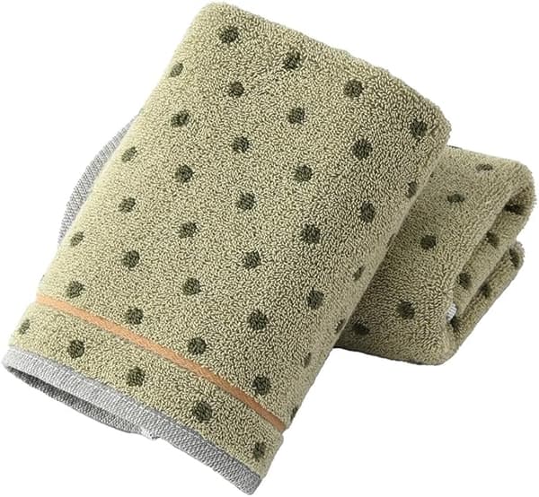 Prickigt mönster handduk 2-delat set