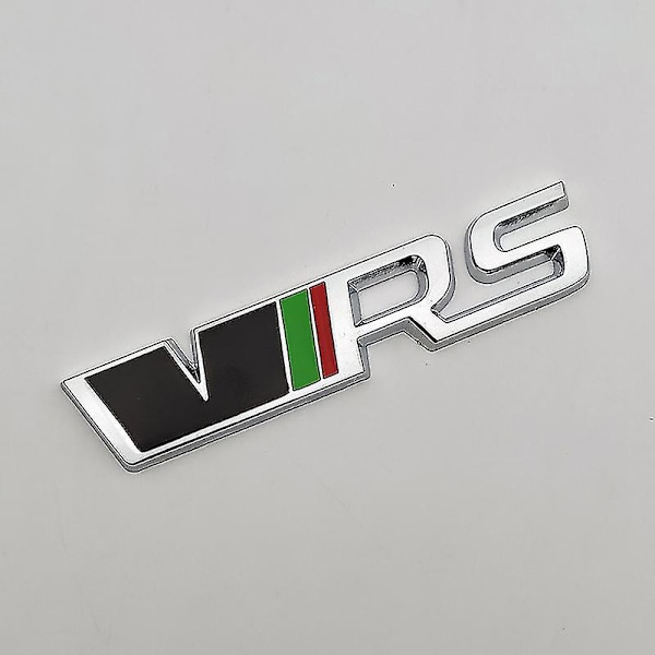 3d Rs Logo Vrs Emblem Nimikyltti Auton Etuosan Maskin Takakontin Merkki Skoda Fabia Kodiaq Superb Octavia 2 3 A5 A7 Rs Vrs Tarvikkeet