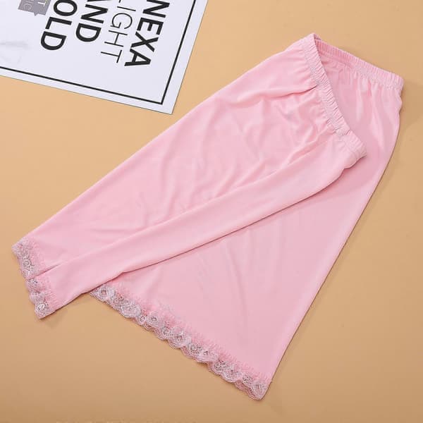 Elastisk midje halv underskjørt skjørt dame krinoline Pink