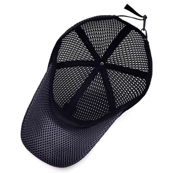 Mesh Cap til mænd Justerbar Åndbar Cap Mænd Hvid Onesize
