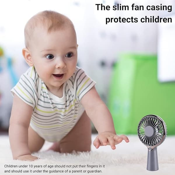 Mini håndholdt ferieventilator