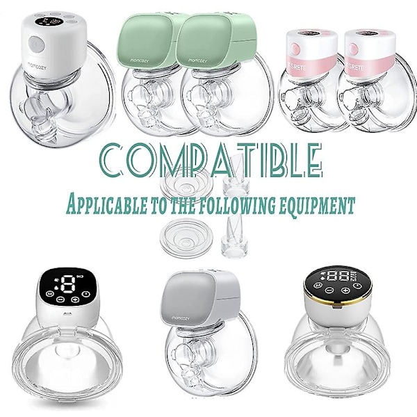 BPA-vapaa silikoninen suukappaleen pumppuosa äidin rintapumppuun - Multicolor 19mm