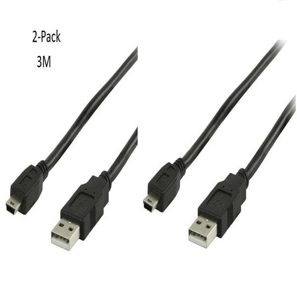 2-pak PS3 Ladekabel 2m Playstation 3