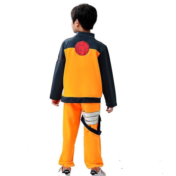 Cosplay-klær for gutter, kostymer for barn, Naruto Anime-kostyme A 2XL(140-150CM)