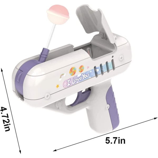 Kreativ slikpistol kærlighed overraskelse slikkepind pistol gave dreng ven børn legetøj pige ven gave kæreste barn gave