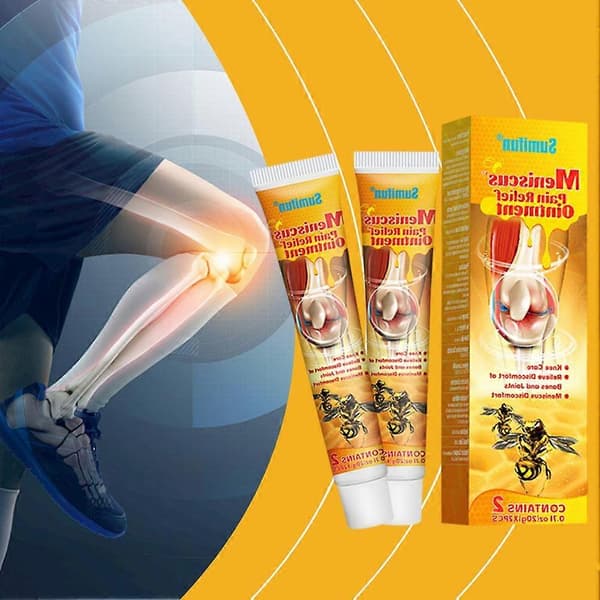2 stk bie gift leddkrem ben terapi balsam lindre knesmerter gel 20g