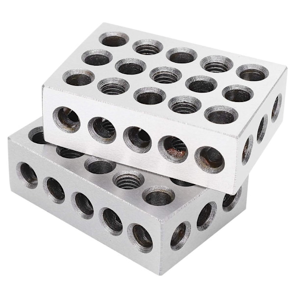 123 Block 1 2 3 Block Metrinen Kromi Teräs Hopea 1 Pari 1‑2‑3 Block 23 Reikää Sovitettu 0,0002In Koneistaja 123 Jig Erittäin Tarkka Teollisuustarvike