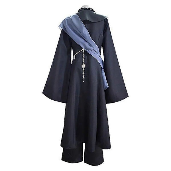 Black Butler Kuroshitsuji Undertaker Cosplay Kostym Halloweenfest Kostymer Skräddarsydda Full Set Hatt Kedja och Wig L