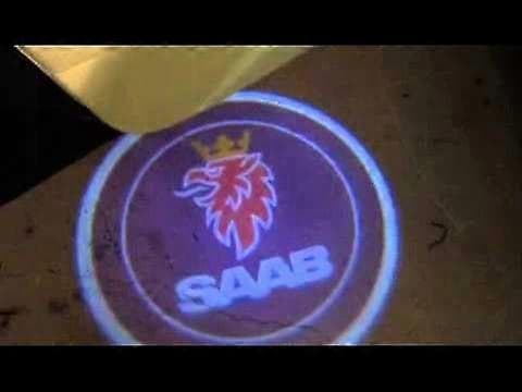 Saab Led Logoprojektor HD til Saab Dørlys