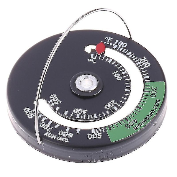 Magnetisk Peisovn Termometer Brann Sted Temperatur Monitor -yuyu One Size