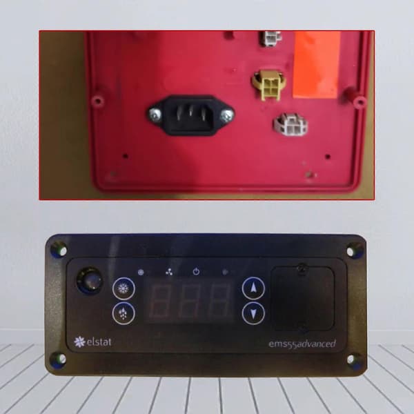 1 stk EMS-55 kølemonteret termostat Ny temperaturregulator