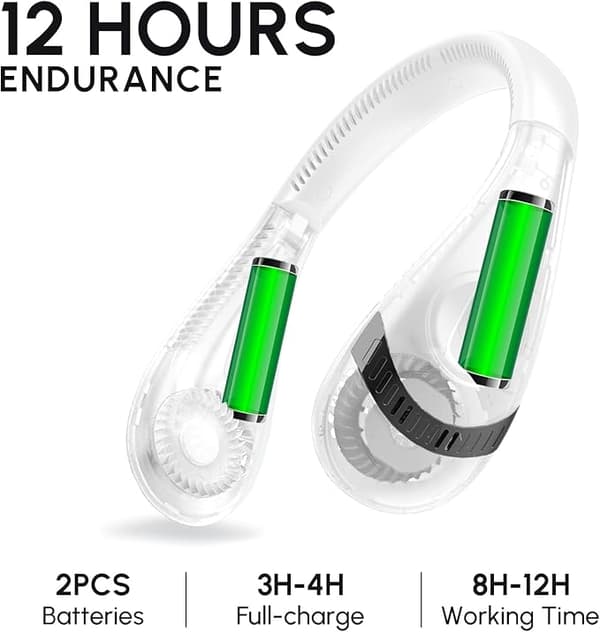 Halsventilator USB Genopladelig Personlig Ventilator