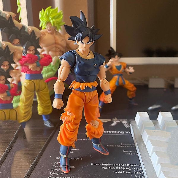 Dragon Ball Super Figur Son Goku Migatte No Goku'i Kizashi Actionfigur 16cm Pvc Anime Samlarobjekt Modell Figur Leksaker Gåvor 16cm Super Saiyan with Box