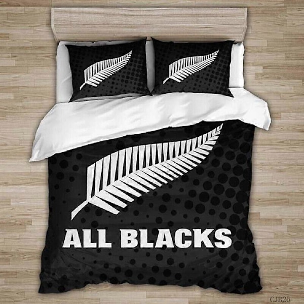 v4793 Sängkläder ALL BLACKS PÅSLAKAN / PÅSLAKANSET Sängkläder IU4793 135x200cm 53x78in