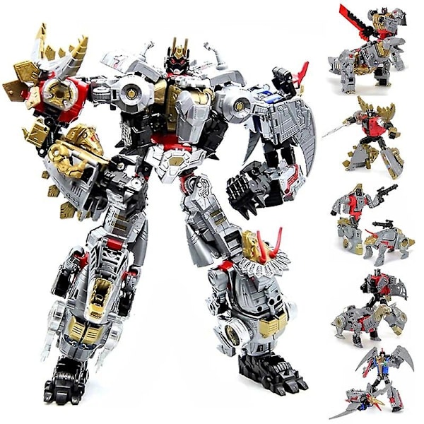 Bpf Dinoking Dinobot G1 Transformation Dinosaurer Actionfigur Legetøj Model Grimlock Slag Sludge Snarl Swoop Deformation Bil Robot BPF Grimlock no box