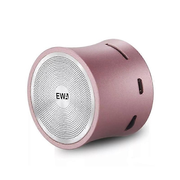 EWa A104 Bluetooth MP3-spelare Metallisk USB-ingång Stereo Multimedia-högtalare Rose Gold