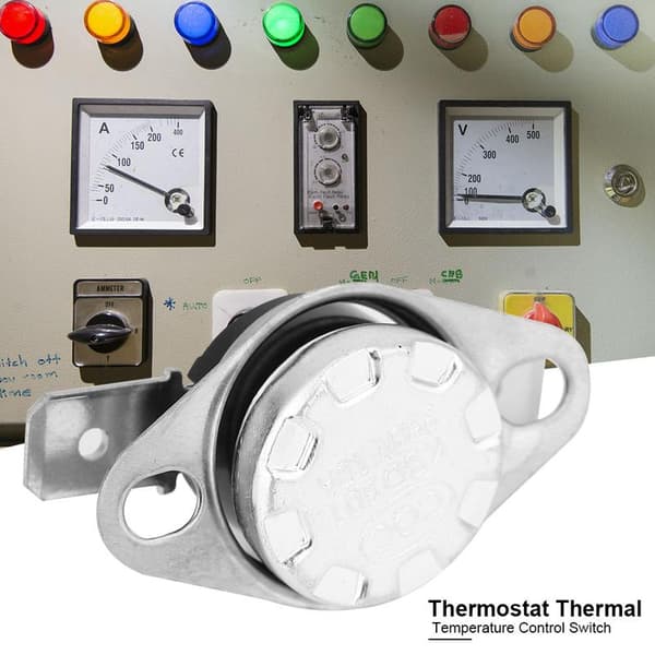 5 st KSD301 Switch Temperaturkontroll Termostat Termo Switch 250V10A Normalt stängd75℃ 0.1