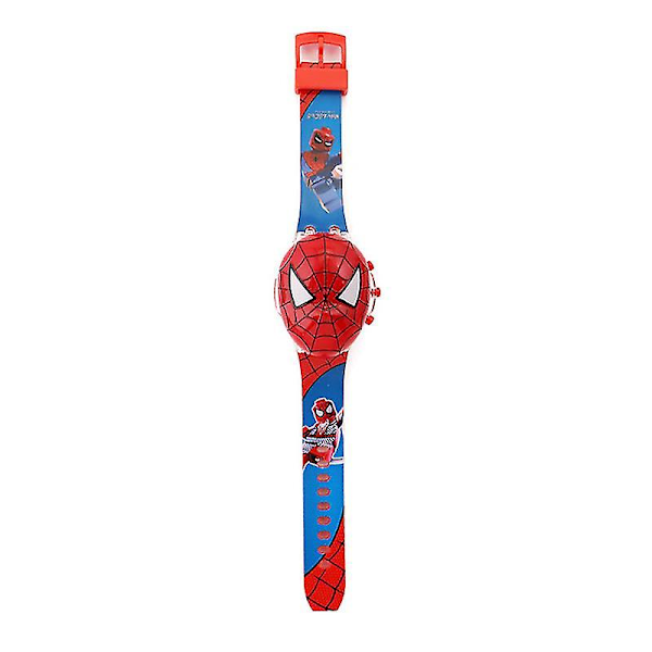 Kids Flashing Light Watch Spiderman Music Watches Luminous Gifts Spiderman