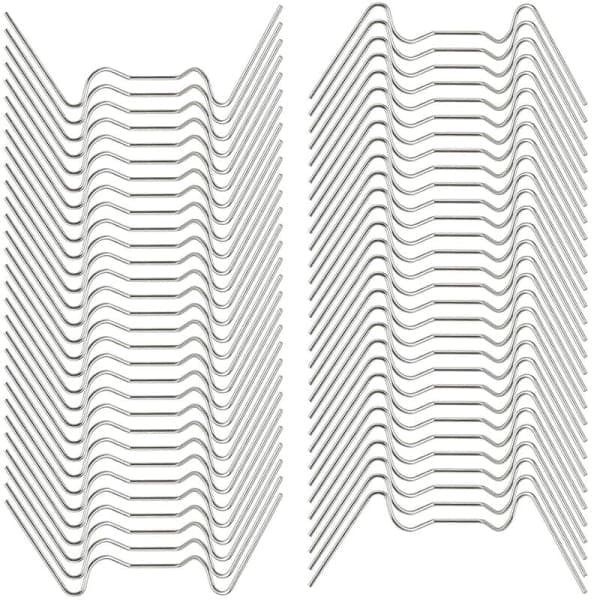 100 stk. Rustfri drivhusglasvinduesfastgørelsesklemmer