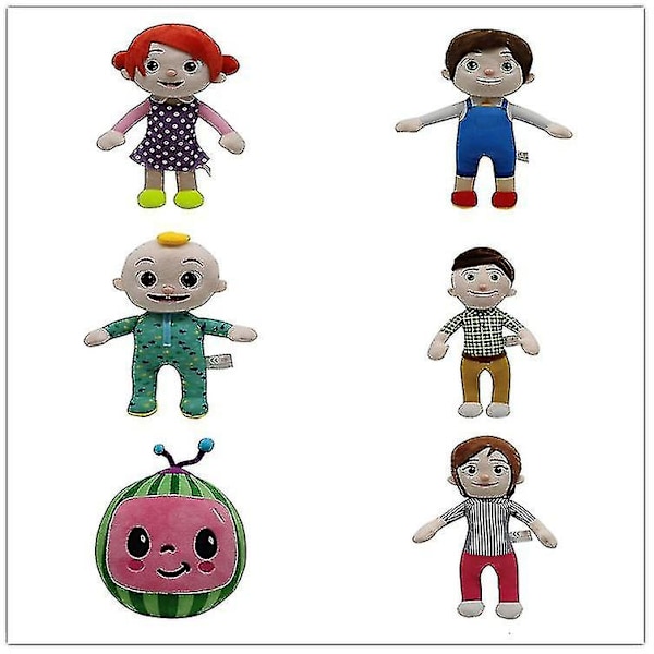 Coco Melon Jj Pehmolelu Anime-nukke Syntymäpäivälahja Lahja-vesimeloni 15cm