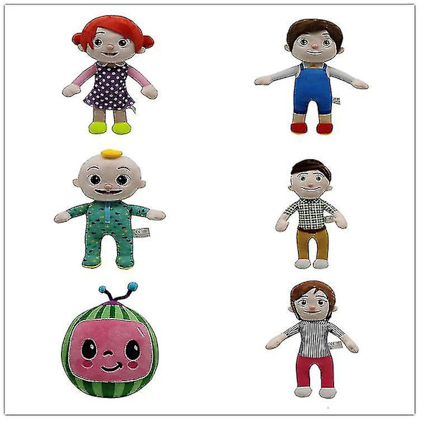 Coco Melon Jj Plyschleksak Animedocka Födelsedagspresent Present-vattenmelon 15cm
