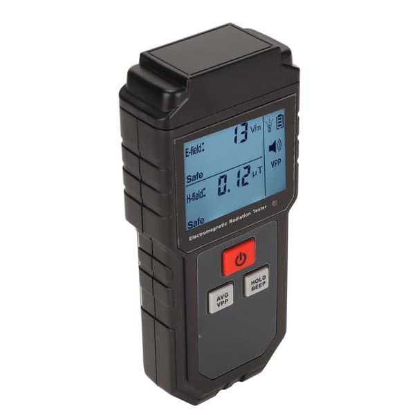 EMF Meter for Electromagnetic Fields 5HZ to 3500MHz with Digital LCD Display Handheld Radiation Tester for Ghost Hunting