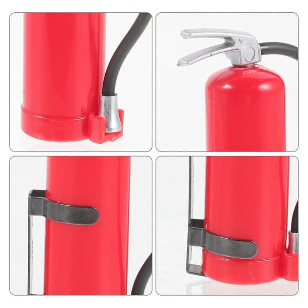Mini Bilbrannslukker Modeller for Dekor 1 Stykke Rød Plastgjenstand