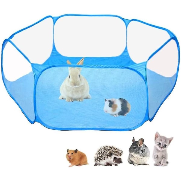 Small Animals C&c Cage Tent, Breathable & Transparent Pet Playpen Pop Open Outdoor/indoor