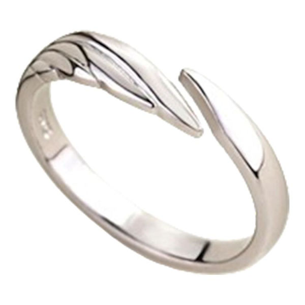 Hampaaton ja Valohirmu Säädettävä Seurustelusormus – Symbol of Bond and Adventure Silver