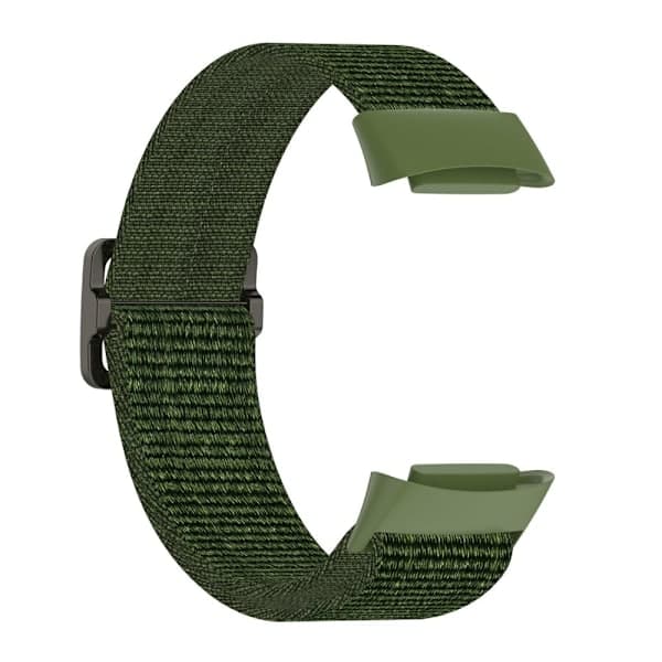 Fitbit Charge 6 / 5 Ranneke Säädettävä Nylon Vihreä 20