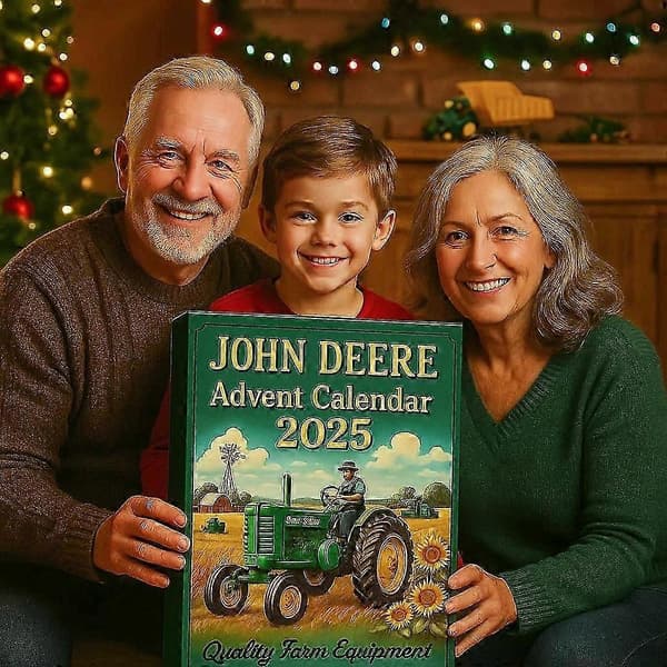 24-dages John Deere Julekalender 2025 Traktor Blind Box
