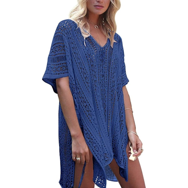 Svømmedrakt Cover Ups For Women V Neck Loose Beach Bathing Suit Cover Up