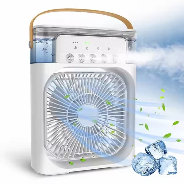 Bærbar Klack Halsventilator Dobbeltsidet, USB Genopladelig Håndfri Ventilator til Kontor, Rejser og Udendørs Aktiviteter