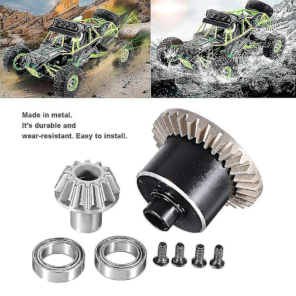 Metall bakre differensialmonteringsutstyr for 1/12 Wltoys 12428 12423 del