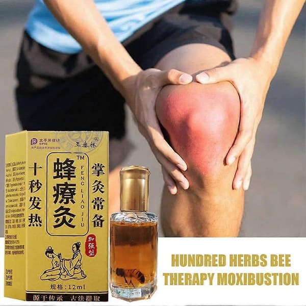 Biterapi 12ml Baicao Biterapi Moxibustion Feber Moxibustion Hud PalmKS986 yellow 12ml