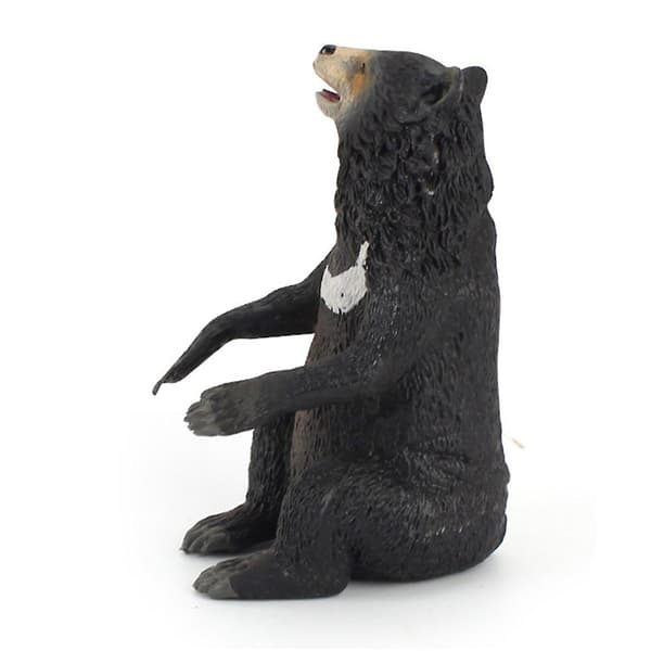 Bjørn/panda solid PVC actionfigur skrivebordsdekoration ornament samling C