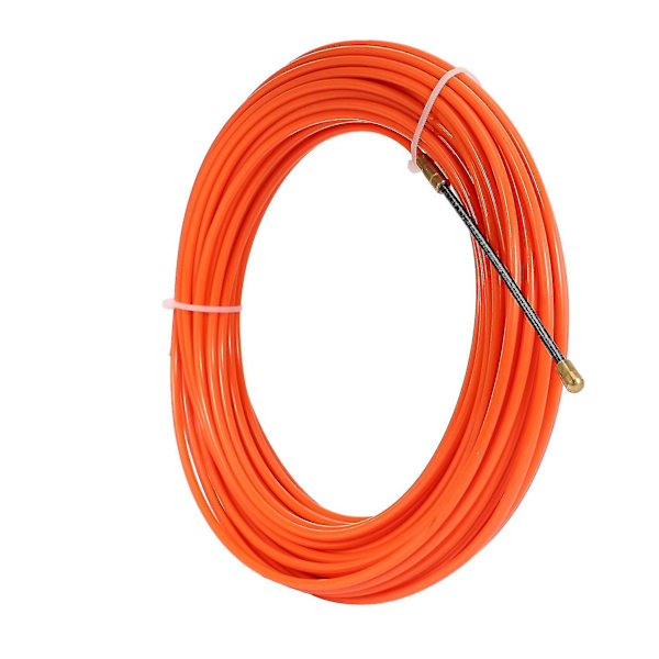 4mm 20 metriä Oranssit Ohjauslaitteet Nylon Sähkökaapeli Vedä Vetoketjut Putki Käärme Rodder Kalastusnauha Johto (haoyi)-YUHAO