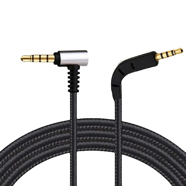 3.5mm To 2.5mm Audios Jacks Audios Cable Cord Wire For Bowers P7 Game Headset Replacement Accessories Black