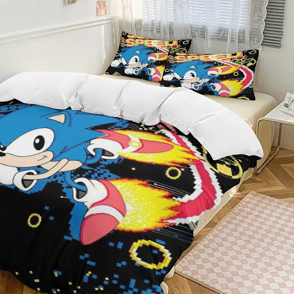 v351 Pokémon 3-delat Sängklädesset 1 Påslakan + 2 Örngott För Barn Pojkar Flickor Vuxna Tecknat Varmt Sött Mode Semester Present Gåva hn351 135x200cm 53x78in