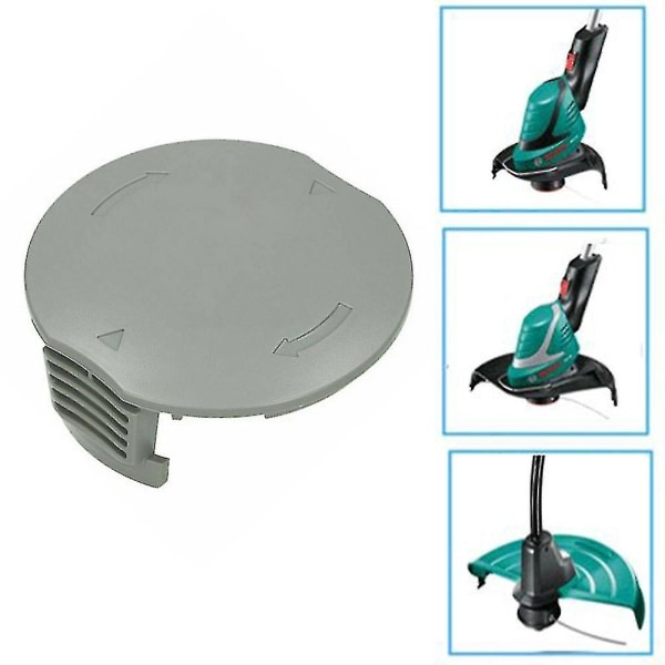 1 stk. F016F05320 til BOSCH Easy GrassCut18-230 Gresstrimmer Spoledeksel ABS Trimmerlinjedeksel