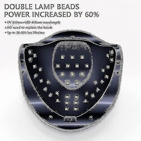 2023-168w Uv Led Gel Neglelampe Gel Polish Tørkelampe 4 Timer Innstilling Auto Sensor--(niubi)168w Uv Led Gel Neglelampe Gel Polish Tørkelampe 4 Timer Innstilling