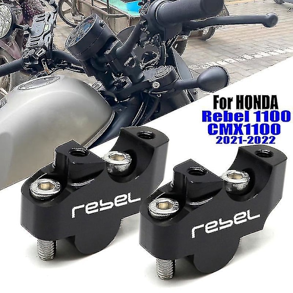 Cm1100 Styrforhøjer til Honda Rebel Cm Cmx 1100 2021 2022 Cmx1100 Styr Tilbage Flyt Montering Hæv Udvid Klemmeadapter Moto