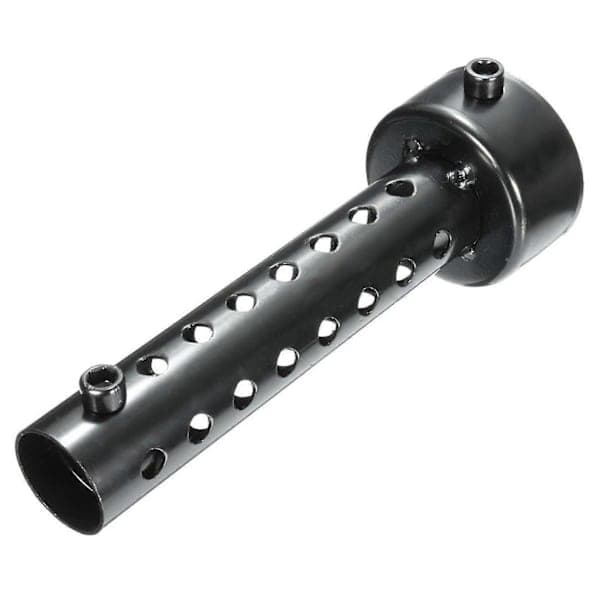2x Universal Motorcykel Udstødningsrør Lyddæmper Db Killer Silencer 48mm Sort