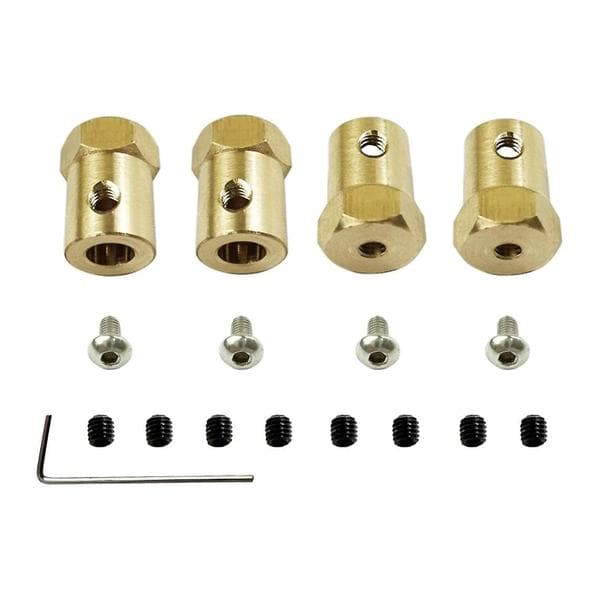 5 mm - 12 mm pyörännavan jatkoadapterikytkin Wpl D12 Rc -autotarvikkeelle