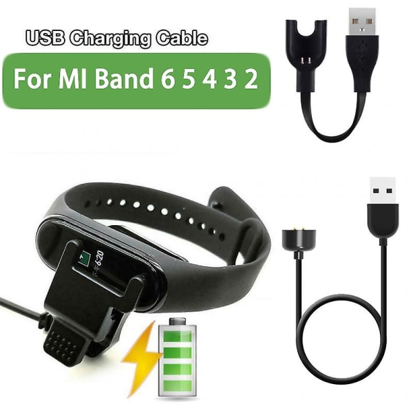 Latauskaapeli Xiaomi Mi Band 6 5 4 Miband 3 älyrannekkeelle Mi Band 2 lataus For mi band 6