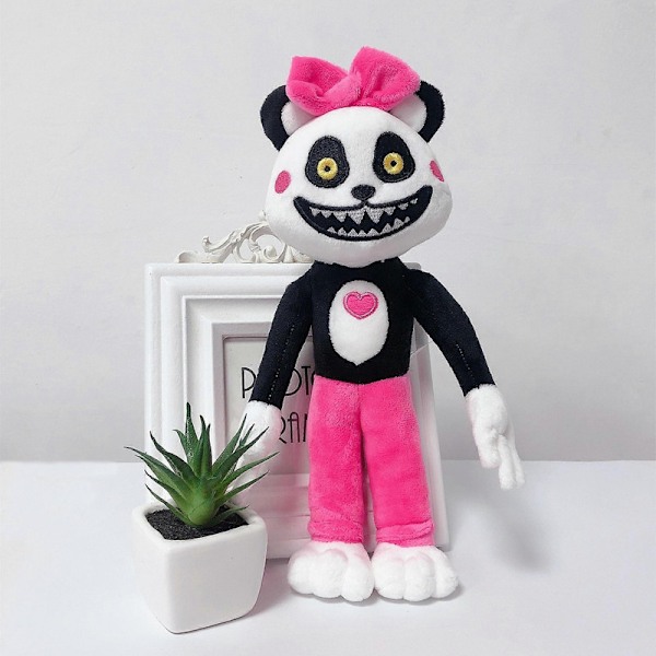\"28 cm Skrekkspill Mr. Hopp's Playhouse 2 Plysjdukke Tegneseriefigur Kanin Mr Hopp Kawaii Mr Hopp Miss Bo Figur Leketøy Jul\" Crimson